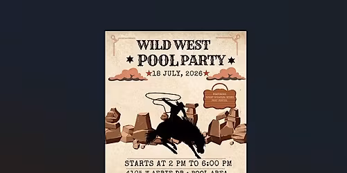 Wild West Pool Party