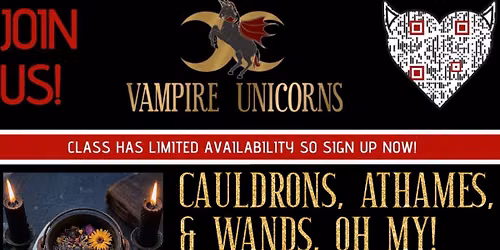 Cauldrons, Athames, & Wands, Oh My!
