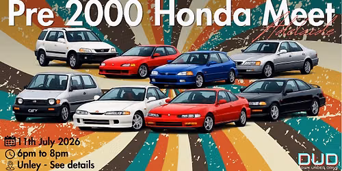 Pre-2000 Honda Meet of Adelaide