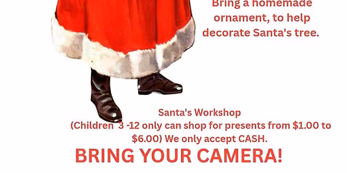 Old fashion Santa Visit.