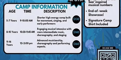Summit Fine Arts Camp: UNDER THE SEA