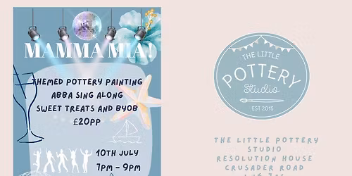 Mamma Mia! Pottery Painting Night