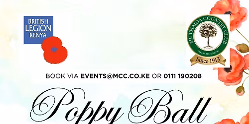 Poppy Ball 2025 at Muthaiga Country Club Nairobi