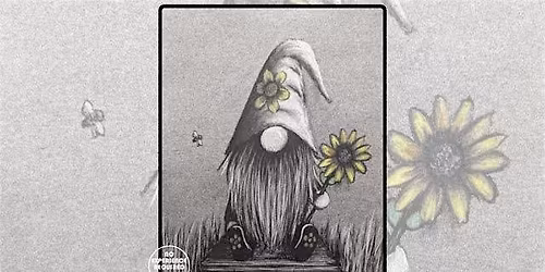 Charcoal Drawing Event "Bench Bloomer" in Stevens Point