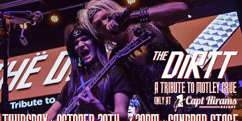 TRIBUTE NIGHT! THE DIRTT: A Tribute to Motley Crue