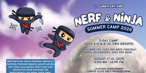 Nerf & Ninja Summer Camp | Luna P.L.A.Y. Kids