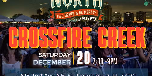 A Taste of the NORTH! Spa Beach Park - St Pete Pier | Crossfire Creek Show (New Country Act)