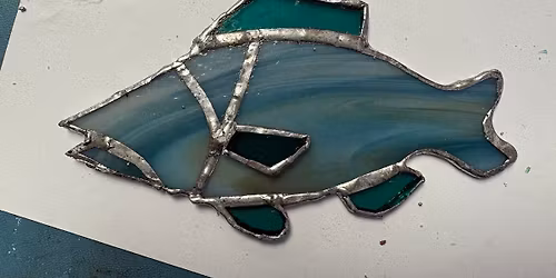 SORRY THIS CLASS IS FULL Fish or flower Stained Glass class 