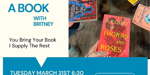 Bedazzle a Book with Britney 3-31