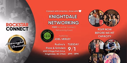 Free Knightdale Networking powered by Rockstar Connect (September)