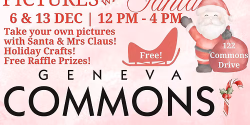 Pictures with Santa at Geneva Commons!