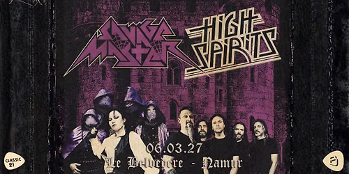HIGH SPIRITS (usa) + SAVAGE MASTER (usa) @ BELVEDERE NAMUR