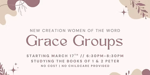 Grace Groups - 1 & 2 Peter Study