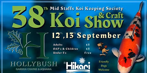 Mid Staffs 38th Koi & Craft Show