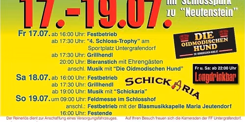 Sommerfest der FF Untergrafendorf 