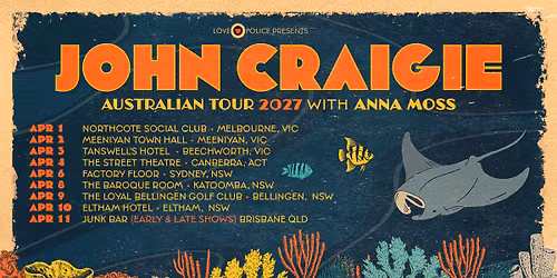 John Craigie (USA) | Sydney, NSW