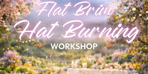 Flat Brim Hat Burning