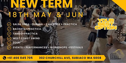 New Term 18th May to 25th of June.