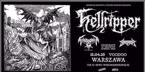 HELLRIPPER + Schizophrenia, Sarcator \/ 11.04.26 \/ VooDoo, Warszawa