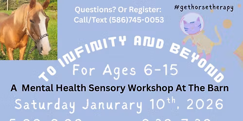 Winter Blues Space Workshop- A Mental Health Sensory Workshop At the Barn