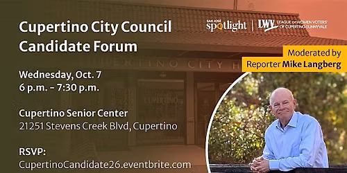 Cupertino City Council Candidate Forum