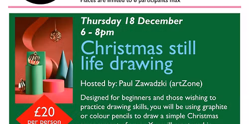 Art workshop Bungay: Christmas still life