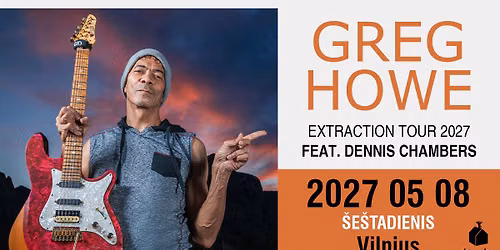 Jazz'n'Vilnius: GREG HOWE feat. Dennis Chambers (USA) | TAMSTA
