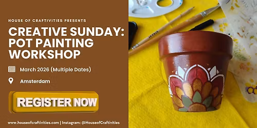 Creative Sunday: Pot Painting Workshop