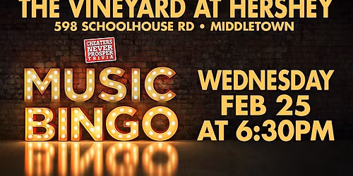 Music Bingo at The Vineyard at Hershey