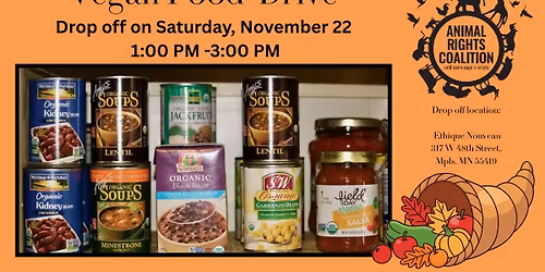 ARC Vegan Food Drive