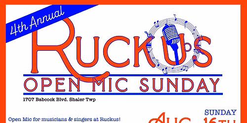 4th Annual Open Mic!