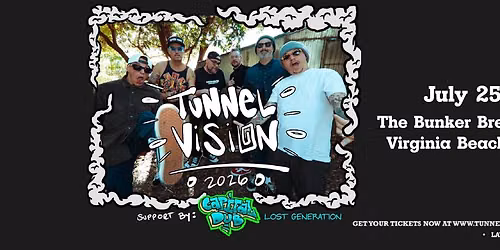 Tunnel Vision, Capital Dub, Lost Generation at The Bunker Brewpub