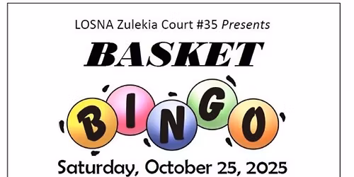 2nd Annual Basket Bingo!!