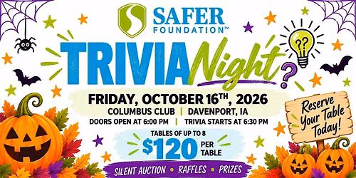 Safer Foundation's Trivia Night Fundraiser