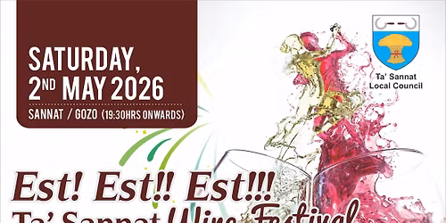 \ud83c\udf77\ud83c\udf47EST! EST!!EST!!! Ta\u2019 Sannat Wine Festival\ud83c\udf7e \ud83c\udf77 