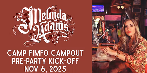 Melinda Adams at Camp Fimfo Campout Pre-Party