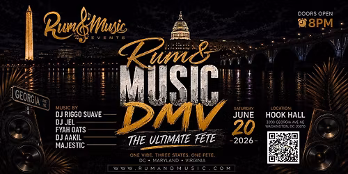 Rum and Music | DMV "The Ultimate Fete"