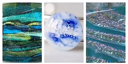 Jewellery fused glass workshop Wednesday 3rd June 6.30 - 8.30