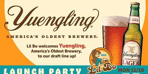 Yuengling Launch Party @ Lil Bo
