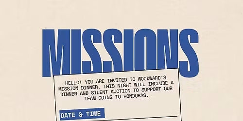 Missions Dinner and Silent Auction