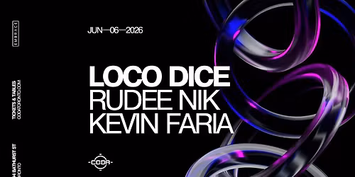 LOCO DICE x CODA | June 6th