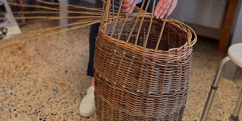 A 2 day round log basket workshop with expert tutor Jessica Notley on the 1st and 2nd May, 2026