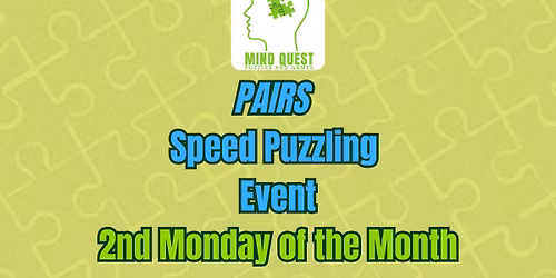 Pairs Speed Puzzling Event - Monument Jigsaw Madness