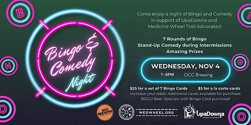 Bingo & Comedy Night at OCC Brewing