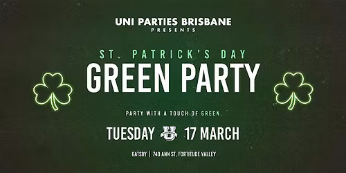 St Paddy's Day Green Party