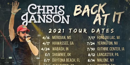 Chris Janson at Garde Arts Center