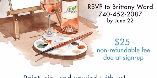 Sterling Suites Paint & Sip Fundraiser \ud83c\udfa8\ud83c\udf77