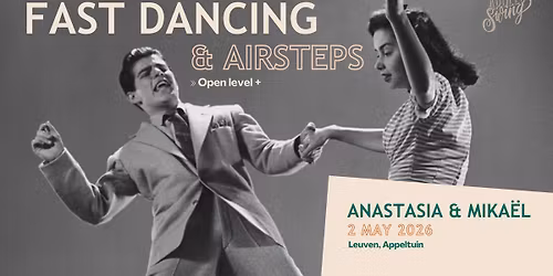 Intro to Fast Dancing & Airsteps with Anastasia & Mika\u00ebl  - Apollo Swing