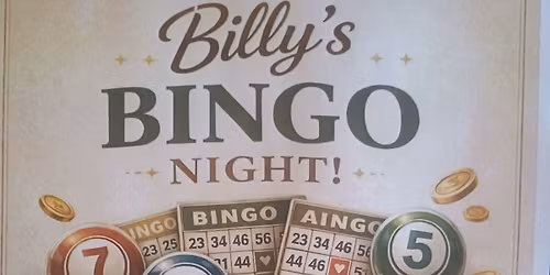 Billy's Bingo hosted by the Aldborough and Boroughbridge show 
