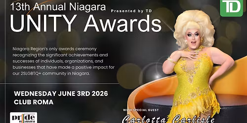13th Annual 2026 Niagara UNITY Awards- Presented by TD